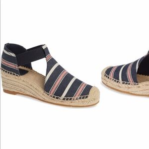 New Tory Burch espadrille wedge sandal